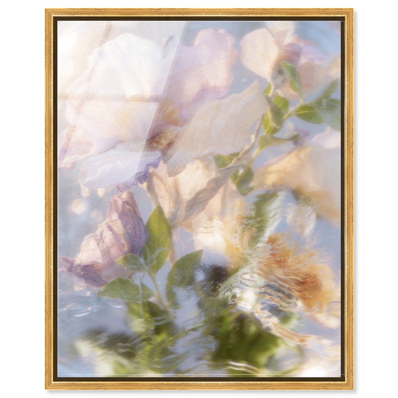 Floral Haze High-Gloss Frameless Acrylic Glass Wall Art Floral & Botanical Print by Oliver Gal, Ready to Hang, 16 x 20
