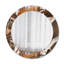 Huldar Glass Flat Wall Mirror