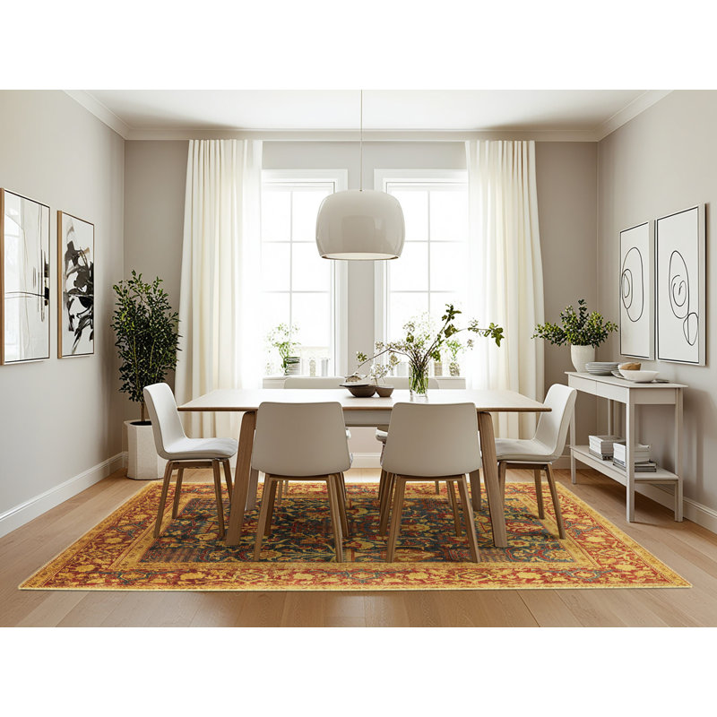 Oriental Indoor Rug, Rectangle 7' x 10'