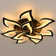 10-Light Dimmable Led Modern Ceiling Lamp With Remote Control