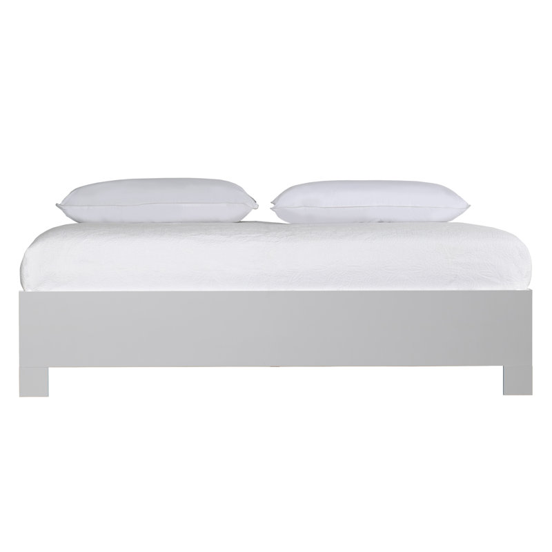 Lit plateforme Finn, Blanc, Grand