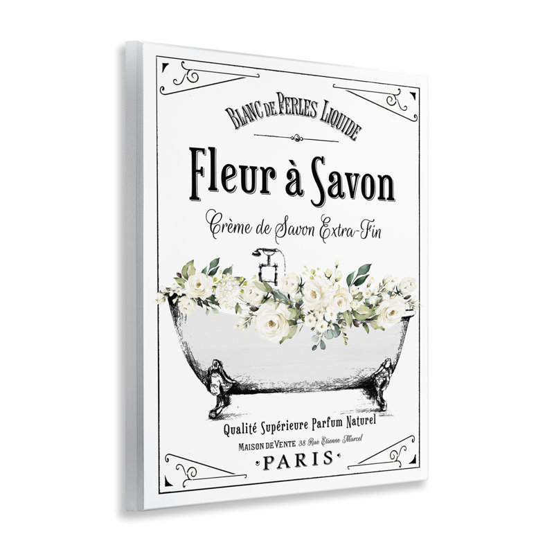 Plaque murale White Florals