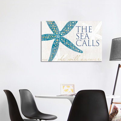 The Sea Calls by Kate Sherrill - Wrapped Canvas Gallery-Wrapped Canvas Giclée