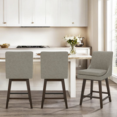 Tabouret de comptoir pivotant Aleksy