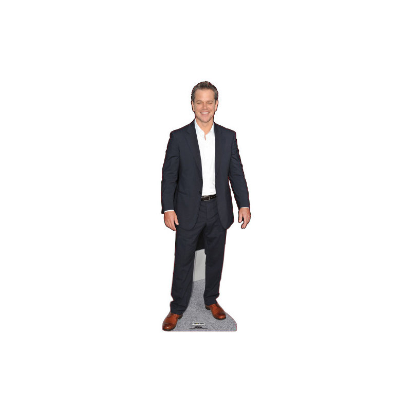 SC2475 - Tapis debout en carton découpé Matt Damon