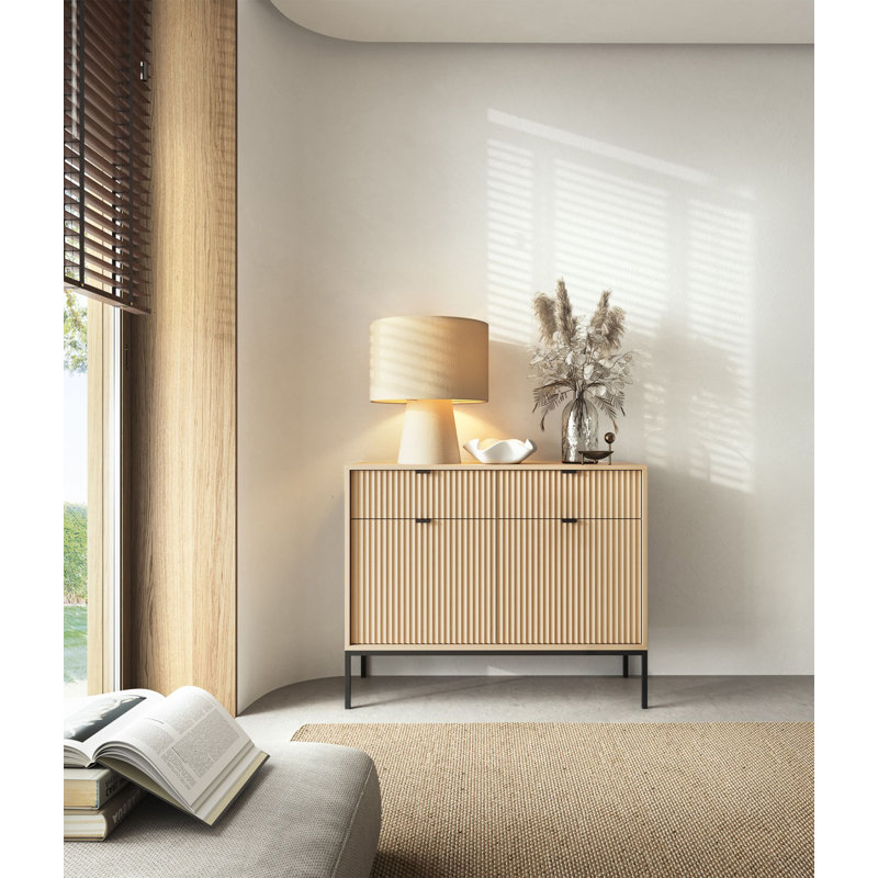 Biagino Sideboard Accent Chest, Brown/Black