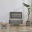 Fauteuil-lit moderne en velours pliable avec passepoil - dossier réglable à 3 positions, se convertit en lit en 10 secondes, comprend un oreiller et un canapé-lit gris pour économiser de l'espace-342583055