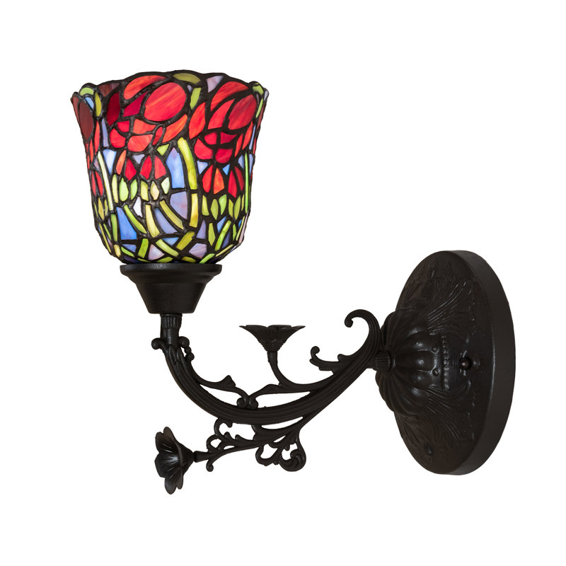 Rosebud 1 - Light Armed Sconce
