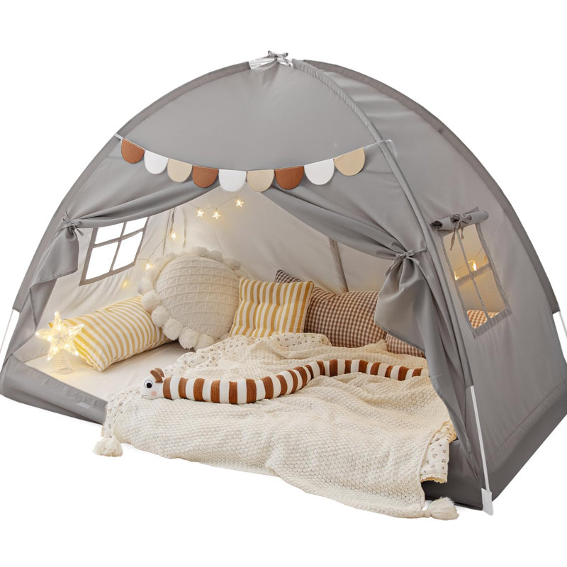 Bed Tent Bed Canopy Bunk Twin Size For Kids, Toddler Tent Indoor Floor Privacy Sleeping Tents Playhouse Drafty Room, Twin Bed Tents Blackout Space On Bed For Boys Girl Birthday, House Gift