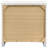 Dulcey White High Gloss 2-Drawer Nightstand