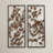 Traditional Plants & Flowers Wall Decor on Metal