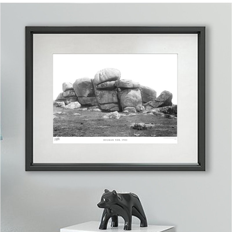 Helman Tor, 1903 - Single Picture Frame Print, 40cm H x 50cm W x 2.3cm D