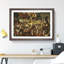 The Fight Between Carnival and Lent by Pieter Bruegel the Elder - Picture Frame Painting on MDF-62771520-62771521