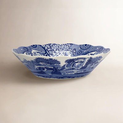 Blue Italian Porcelain Dining Bowl
