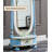 Modern Painted Arched-Panel Drawer Full-Length Mirror