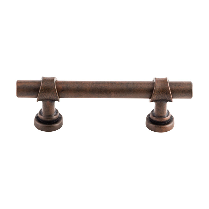 Bit Bar Pull, Patina Rouge, 3" Center to Center