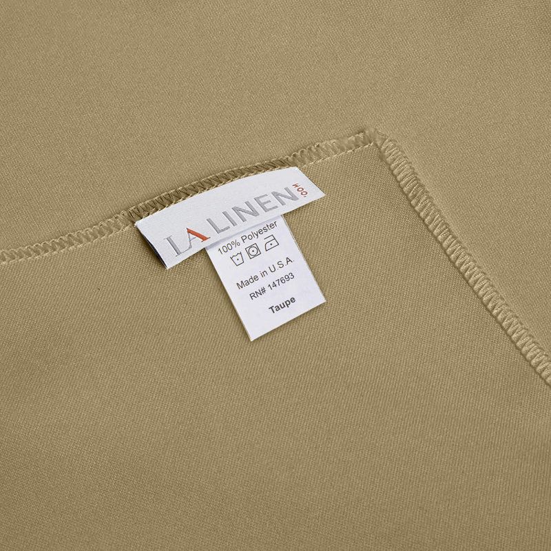 Fisher Solid Colour Table Runner, Taupe