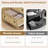 6-Dresser for Bedroom - Natural Rattan Style Storage for Nursery, Living Room