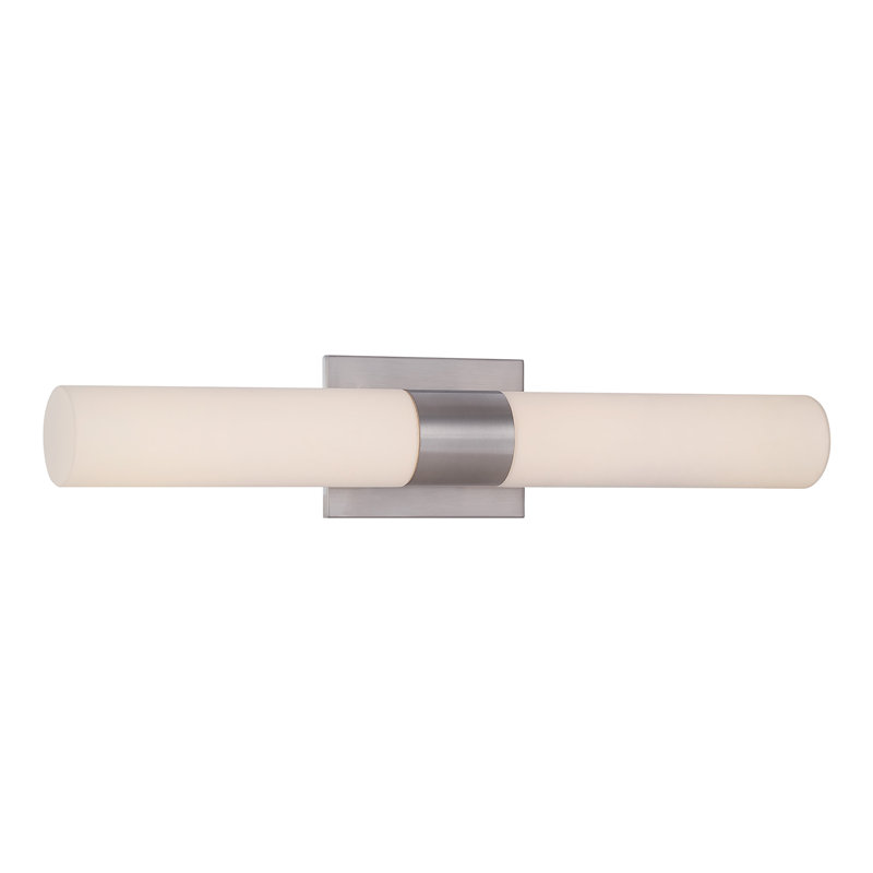 Elementum 1 - Light LED Bath Bar, Brushed Nickel, 4.5" H x 22" W x 3.5" D, 2700K