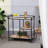 32.3x15.7x26.8" Shelf With Wheel