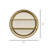 Caerphilly 2 Piece Circle Solid Wood Floating Shelf
