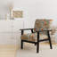 Fauteuil d'appoint rembourré Orange Poppies Garden Serenety