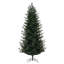 Vickerman 12' x 72" Slim Welch Fraser Fir Artificial UnLit Christmas Tree with 8626 Realistic Blend of PE/PVC Tips, Metal Hinged Branches, Folding Metal Tree Stand-2112830976
