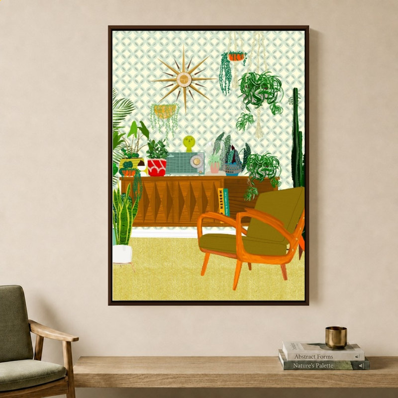 «Plant Living Room» par Jen Bucheli - Impression sur toile
