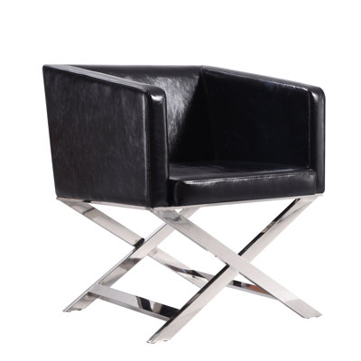 Park Slope Faux Leather Armchair