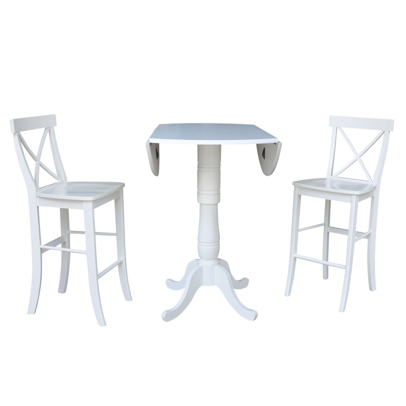 Ensemble de salle à manger Danyela, Blanc