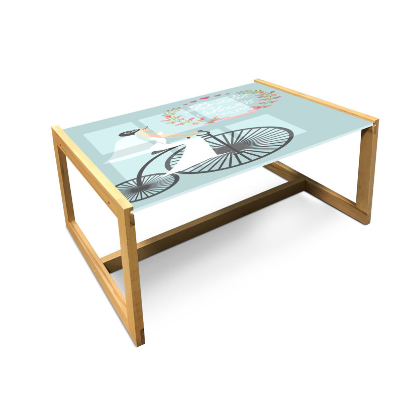 Jadriel Sled Coffee Table, 90cm H x 62cm W x 40cm D