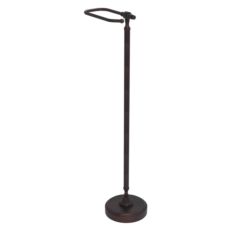 Porte-papier hygiénique sur pied Gober, Bronze brossé