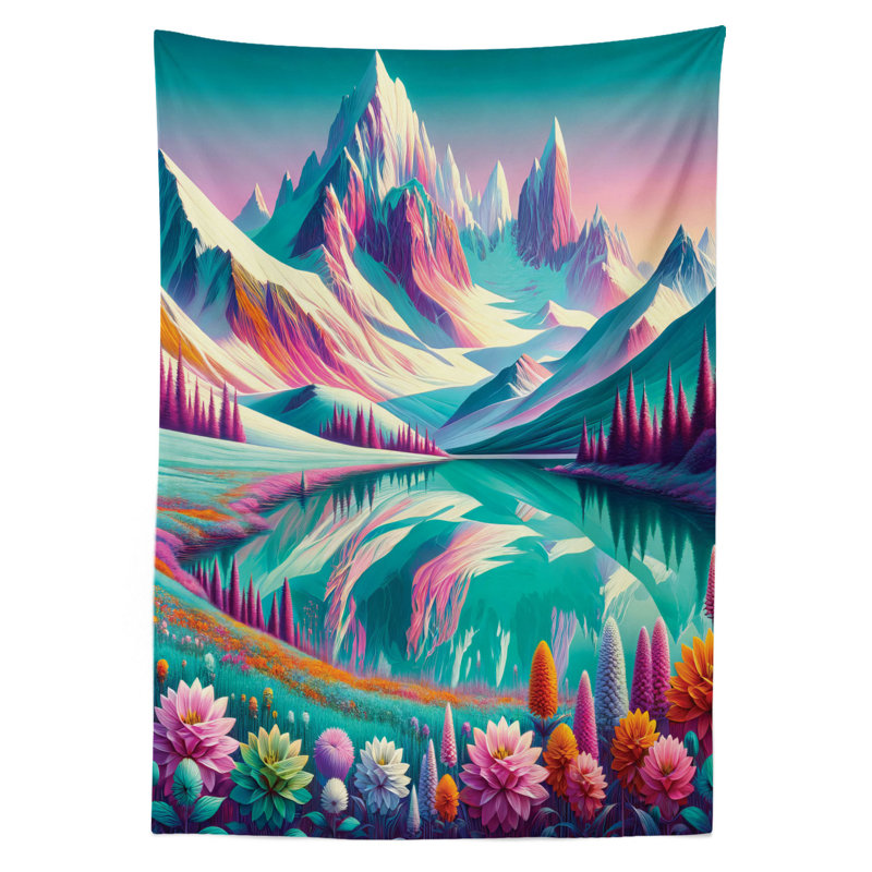 Cummington Rectangle No Pattern Microfiber Tablecloth, 90" Rectangle