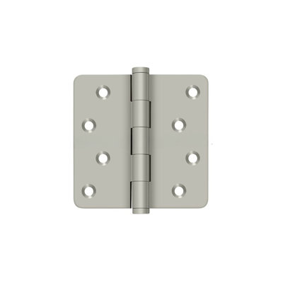 Deltana DSB4R419-RZ DSB4R419-RZ 4.0" x 1/4R Solid Brass Hinge Pair Matte Black