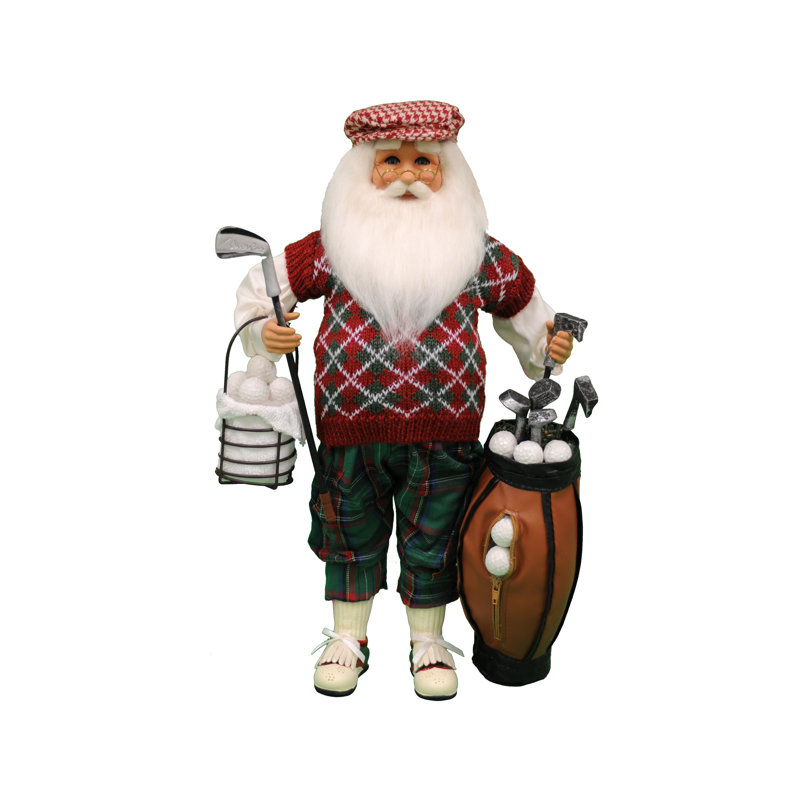 Golf Santa with Basket
