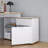 Geles 55.12'' W L-Shaped Writing Desk with Cabinet-1410100042