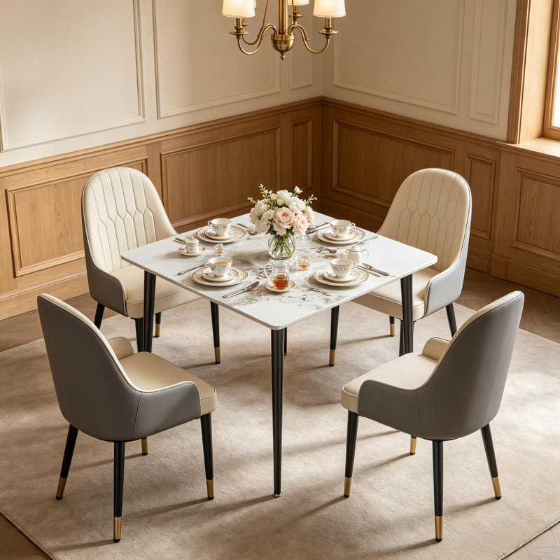 Dining Set, Cold Jadeite, Light Khaki/Grey