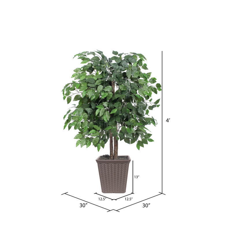 48'' Faux Plant in Pot, Brown