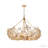 12-Light Dimmable Flower Crystal Chandelier