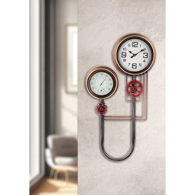 Aisleen Manufactured Wood Wall Clock