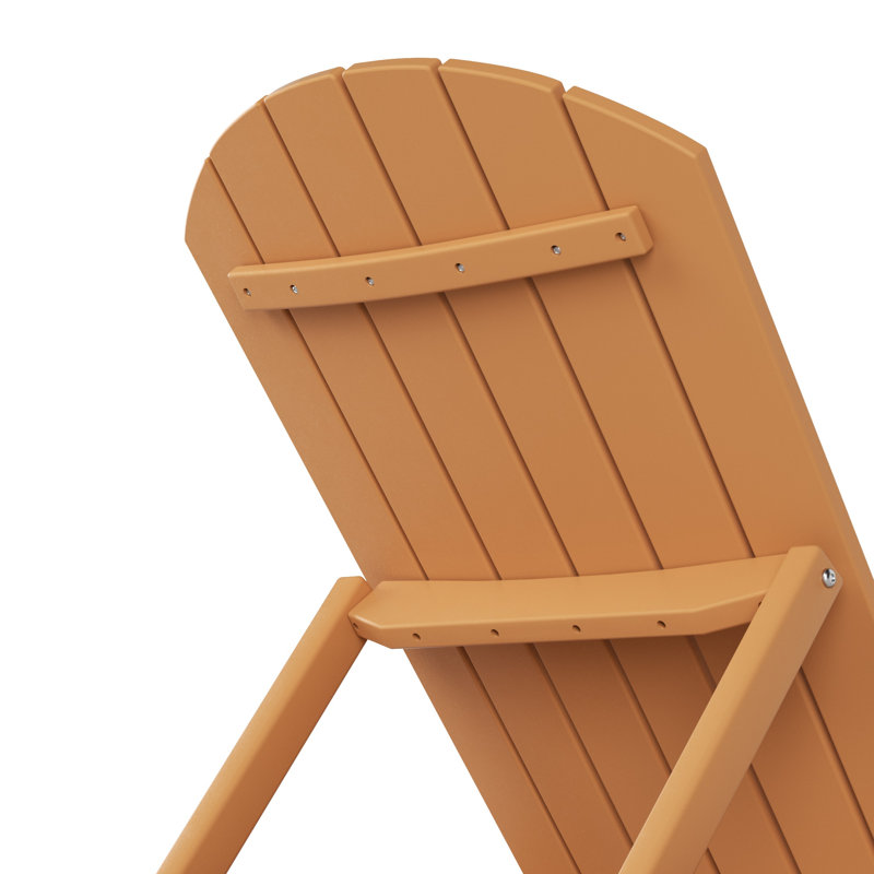 Méridienne inclinable en poly 77,7 po, Teck