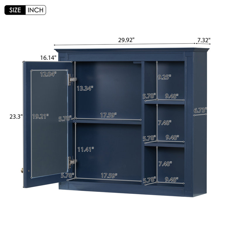 Wall Mounted Bathroom Storage Cabinet