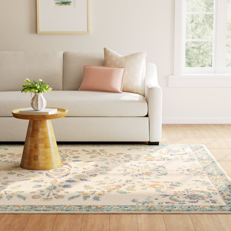 Berger Floral Indoor Rug, Rectangle 7'6" x 9'5"