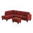 Halid Wide Sofa & Chaise with Ottoman-1571242442-1589846993