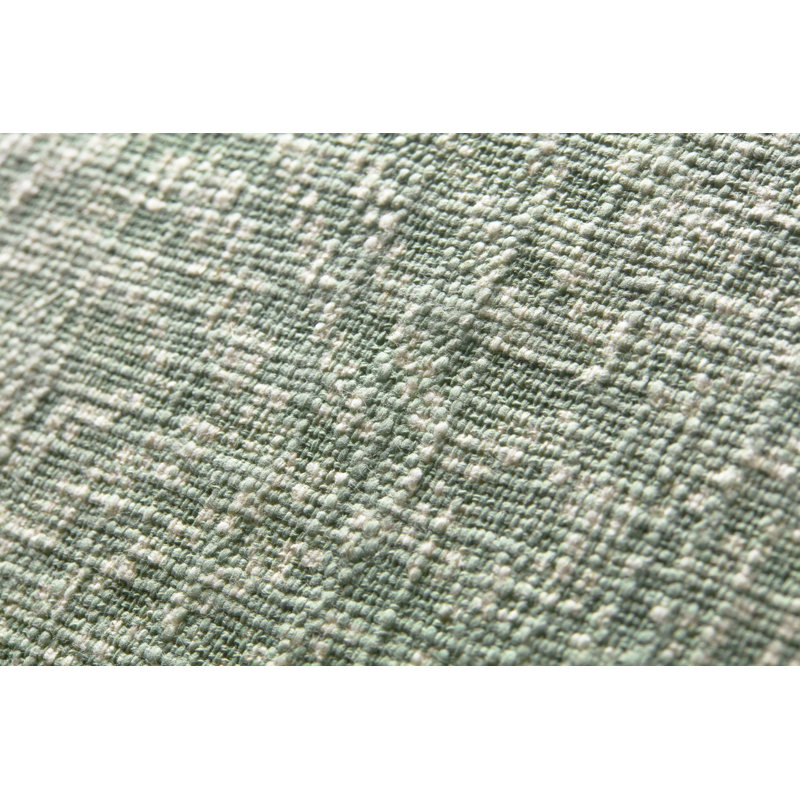 Green Cotton Tribal Diamond Tassel Pillow 22" x 22"