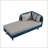 65" Storage Chaise Lounge Sofa-1099426682