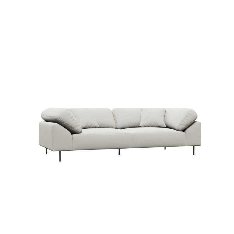 Collar 2.5-Seater, Cotton Blend, Ivory