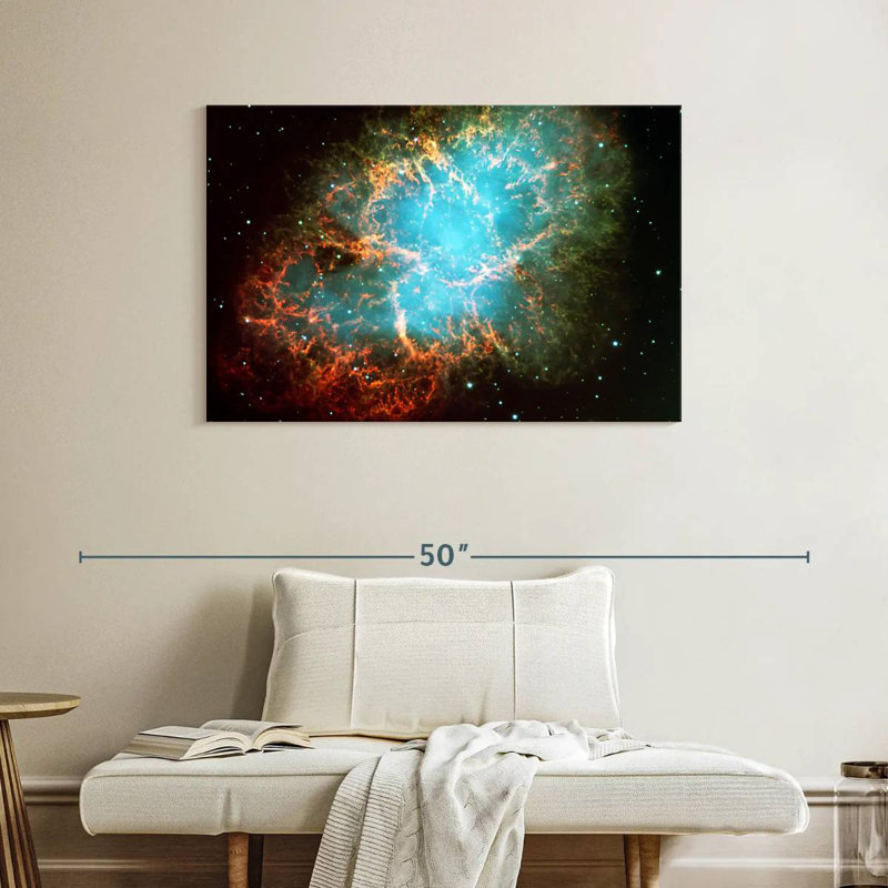 Oberle Blazing Crab Nebula, 26" H x 39" W