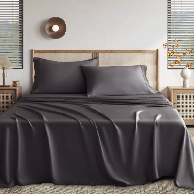 Luxury Sheet Set, Cooling 100% Rayon From Bamboo Silky Soft Bedding