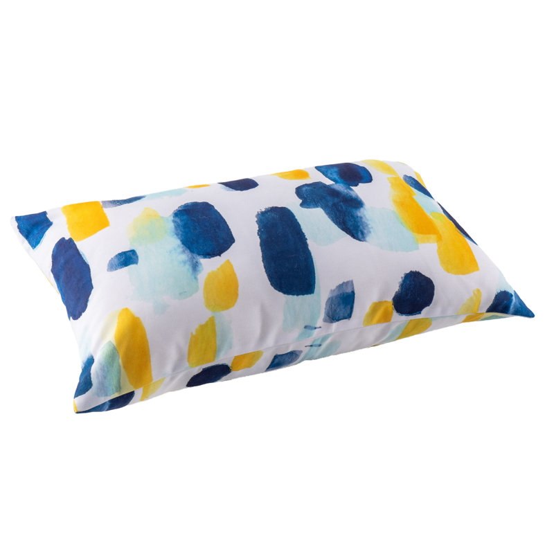 Coussin lombaire jaune